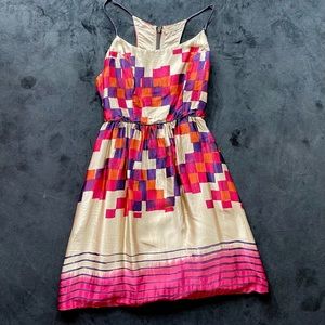 Marty M flirty silk dress size small